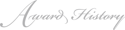 Award history 受賞履歴